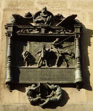 Archivo:Placa edición príncipe Quijote 1604.jpg - Wikipedia, la  enciclopedia libre